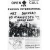 1988 Plexus Art Slavery Group Shots Manifesto, New York, Rome, Carloforte (Sardinia), House of the Slaves,Goree (Dakar)
