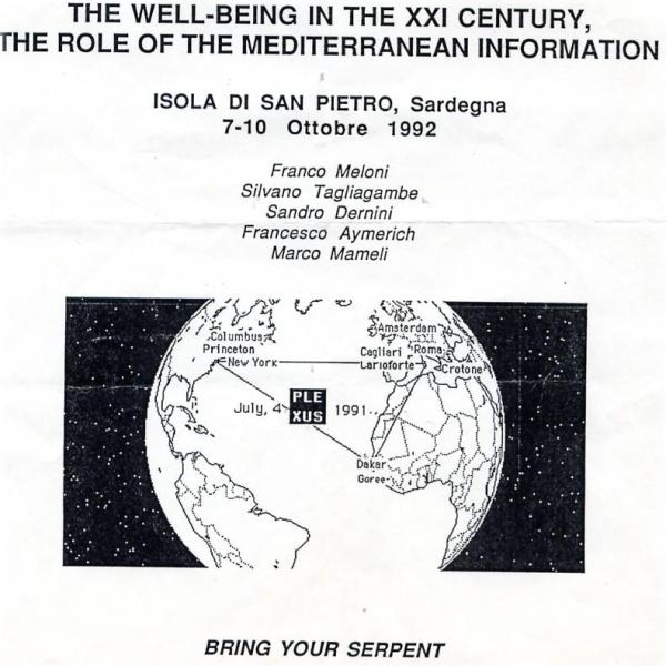 58 1991 cagliari presentazione il ruolo dell informazione mediterranea nel cambio di rotta