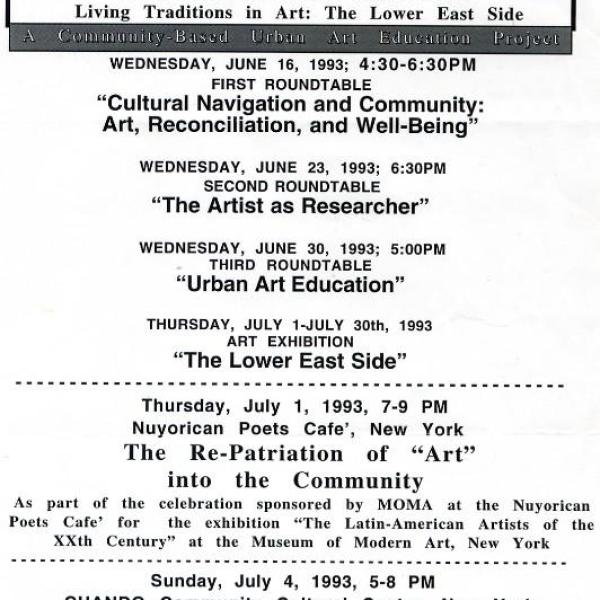 65 1993 nyu summer institute program