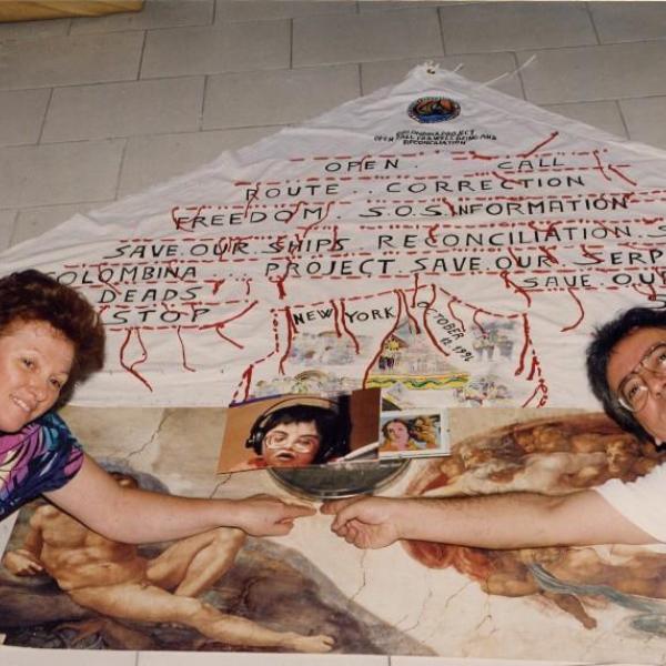 70 1994 cagliari colombina flag anna e franco