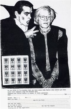 1987 andy anichini questionary warhol and dracula