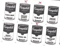 1987 andy campbell soup cans 1