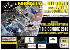 la farfalla cartolina